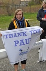 Anna and her banner